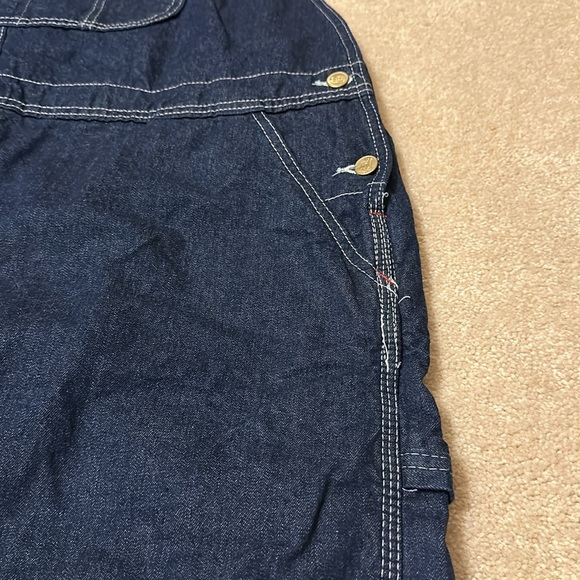 Dickies zip fly multi use pocket insulated bib overalls size 46 X 30 - Picture 6 of 12